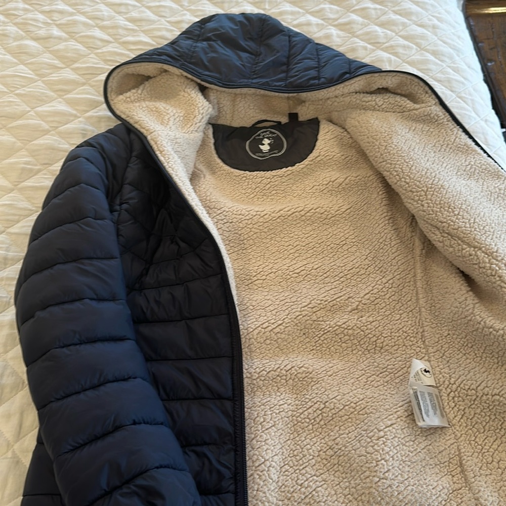 Save the Duck hooded puffy. Women's.